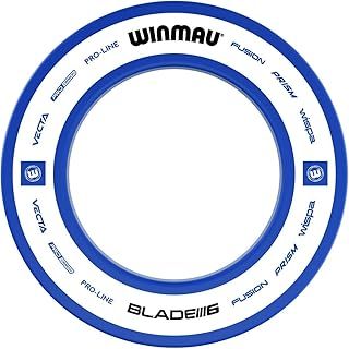WINMAU Dart Board Surround Ring - Pro Line 1.0 & 2.0 Red, Blue, Black & White Dartboard Surround - Backboard Wall Protector