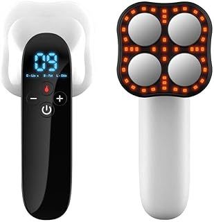 4 Massager Heads Cellulite Remover Massager Wireless Hand held Body Sculpting Machine for Belly, Waist, Arm, Leg and Butt…