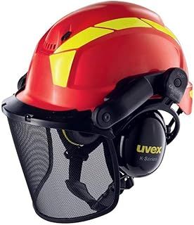 Uvex Pheos Forestry Forestry Helmet with Ear and Face Protection SNR: 30 dB