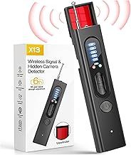 Hidden Camera Detector, Portable Spy Camera Detector for Anti Spy, Spy Camera Detector with 6 Levels Sensitivity 4 Modes, GPS Tracker Detector for Hotel, Bathroom, Office, Travel, 24H Working Time
