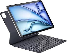 Smart Keyboard Folio for iPad Pro 11 inch(1st,2nd,3rd,4th Gen)&Air 11 Inch (M2,2024/M3,2025)and 10.9" iPad Air (4th,5th Gen),Magnetic Keyboard Case with Two Viewing Angles,Front Back Protection (Grey)