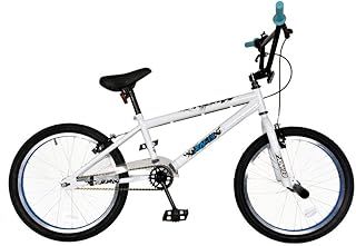 XN-13 20" Kids Freestyle BMX Bike Single Speed, 25-9t, 2x Stunt Pegs - White