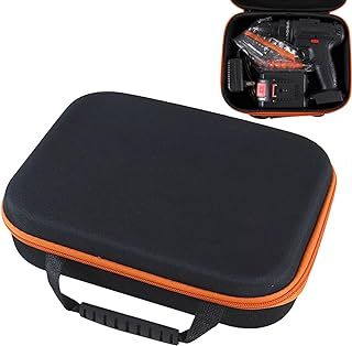 Storage Tool Bag Case Empty Storage Drill Organizer,Oxford Cloth Zipper Closure Carrying Work Pouch Wear Resistant Power Tool Storage Case Tool Pouch Bag For Home Indoor Outdoor