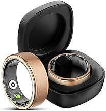 Smart Ring for Men Women Smart Ring Android iOS Fitness Ring Pedometer Heart Rate Blood Oxygen Sleep Monitor Step Counter Activity Tracker for Sports Time, Distance, Calories,RSGD10