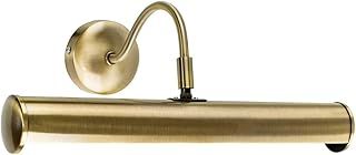 MiniSun | Modern Adjustable Twin Picture Wall Light in an Antique Brassed Effect Finish | Picture & Display Lights, Home Décor & Improvement Essential