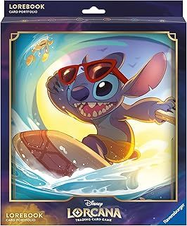 Ravensburger Disney Lorcana TCG Trading Cards for Adults and Kids Age 8 Years Up - Card Portfolio Stitch
