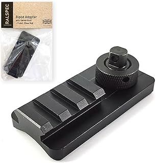 Sling Swivel Bipod Adapter Mount Stud with 3 slot 20mm Weaver Picatinny Rail