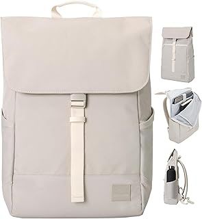 Backpack Women & Men Sand - Mika - Rucksack with 16 inch Laptop Compartment - Bag for Leisure, School and University - Stylish Daypack - Water-Repellent