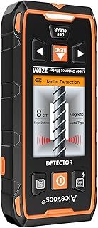 Aicevoos Stud Finder Wall Scanner - 2 in 1 Stud Finder Tool and 393ft Laser Measure w/Microprocessor Chip and HD LCD Display, Stud Detector