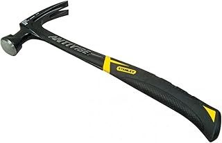 Stanley FMHT1-51278 20oz Fatmax Antivibe Steel Hammer-Rip Claw, Black/Yellow, 570g