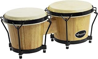 BON7-NT 6” & 7” Beginners Oak Bongo Drums in Natural Finish
