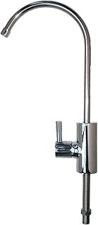 Mini Swan Neck Drinking Water Filter Tap, Modern Chrome Finish, Fits All Water Filter Systems & RO