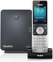Yealink W60P IP DECT Bundle Package (Includes 1 x W56H Handset & 1 x W60B Base Station) - Silver / Black