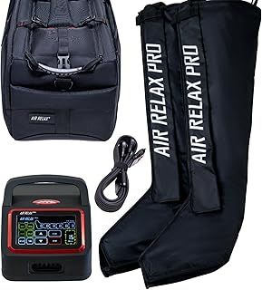 Pro 4.0 Sequential Recovery System - Improve Circulation in Legs and Feet as Air Compression Boots Massager and Lymphatic Drainage Machine (Medium)