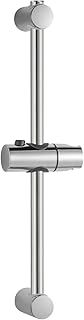 OFFO Shower Riser Rail, 60cm Wall Mounted Shower Slider Rail with Adjustable Shower Head Holder Bar for Bathroom, Rail Face Polishing