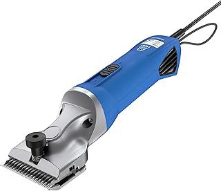 Masterclip Hunter Horse Clipper - Mains Powered Heavy Duty Horse Clippers Fitted with A2 Fine Cut Blades - Suitable for all Coat Types [Blue]
