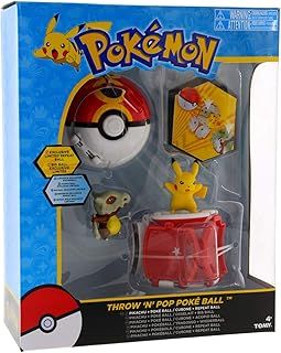 Pokemon Throw 'n' Pop Pokeball Pikachu & Poke Ball/Cubone & Repeat Ball Figure Set