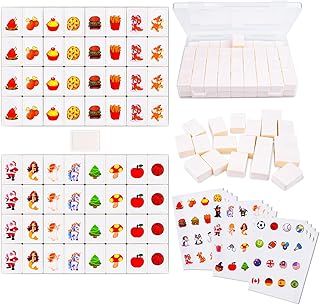 65 Blocks Mahjong Tile Game, Mahjong Game Seaside Escape Game,Reusable Funny Mahjong Sets, Board Game for Adults Kids, Suitable for Family Celebrations Party Gift