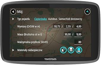 TomTom GO professional navigation device (15.24 cm), 6 inch, maps (Europe), traffic and radar, handsfree, click & go mount, black