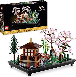 LEGO Icons Tranquil Garden - Botanical Zen Garden Kit for Adults with Lotus Flowers - Mindful Gardening Gift for Mothers - Customisable Desk Decoration Inspired by Japanese Traditions - 10315