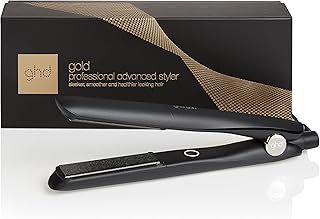 ghd Gold Hair Straightener & Styler in Black - Professional Styling, for Sleek, Smooth Styles with More Shine - for All Hair Types (UK Plug)