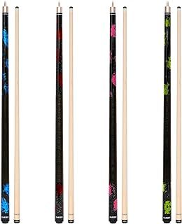 4 Pieces Pool Stick Cue Stick 58 inch 18 oz 19 oz 20 oz 21 oz Billiard House Bar Pool Cue