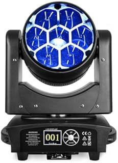 BETOPPER Moving Head Light 7x40W RGBW Beam/Wash/Zoom/CTO Effect Bee Eye LED Stage Lighting Spot Lights with Sound Activated for DJs, Bars, (1 Pack)