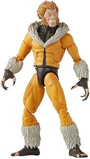 X-Men Hasbro Marvel Legends Series X-Men Sabretooth Action Figure 15cm Collectible Toy, 3 Build-A-Figure Part