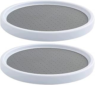 Lazy Susan turntable, rotatable plate, for edible oil bottle, soy sauce bottle, seasoning bottle, 2 Pcs