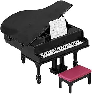 1 Set Dollhouse Piano Musical Instrument Model Piano Cake Topper Mini Grand Piano Mini Furniture Doll House Accessories Doll House Furniture Mini Upright Piano Mini Piano Abs