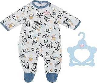 Baby Annabell Romper Blue - To Fit 43cm Dolls - Set Includes Supersoft Blue Romper and clothes hanger - Suitable for children aged 3+ years - 706824