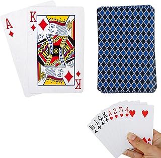 Professional Standard Plastic Coated Poker Size Playing Cards, 52 Card Deck + 2 Jokers, Ideal for Poker Nights, Parties and Family Games