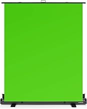 Green Screen Background With Stand, Chroma Key Screen, 71" × 59", Pop-up and Collapsible, Wrinkle Resistant Green Backdrop, Auto-Locking Frame, Dark Grey Case, Ideal for live Streaming and Gaming.