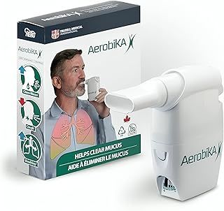 Aerobika OPEP Natural Phlegm and Mucus Clearance Device - Lung Exercise Therapy Unblocks and Expands Airways Helping to Improve Breathing and Reduce Cough