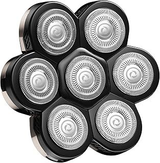 7 Blades Head Shaver Replacement Heads, Shaver Blade Heads Replacement for Electric Razor for Men**G