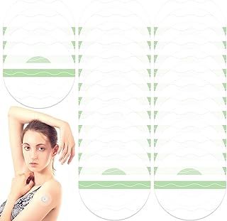 55 Pack Libre Sensor Covers, Waterproof Libre Sensor Patches CGM Sensor Patches Without Glue in The Center Freestyle Libre Sensor Cover for Freestyle Libre 1/2/3