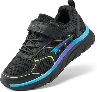 DREAM PAIRS Boys Girls Trainers Tennis Running Shoes for Kids Breathable Athletic Sports Gym Sneakers