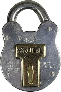 Squire Old English Galvanised Steel Case 4 Lever Padlock, Medium