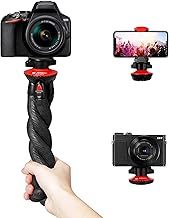 Camera Tripod, Fotopro Flexible Tripod for iPhone Bendable Mini Handheld Camera Tripod Stand Travel Tripod for Camera Vlogging Video