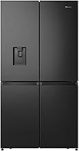 Hisense 609 Litre Four Door American Fridge Freezer - Black