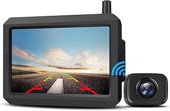W7 Digital Wireless Reversing Camera Kit Stable Signal Reverse IP68 Waterproof Rear View Backup Camera with Clear Image