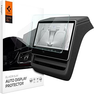 Spigen Glas.tR Slim Anti Glare Tempered Glass Rear Screen Protector for Tesla Model 3 Highland (2024/2025), New Model Y (Juniper, 2025), 8 inch, 1 Pack, Matte, Anti Glare, Anti FingerPrint