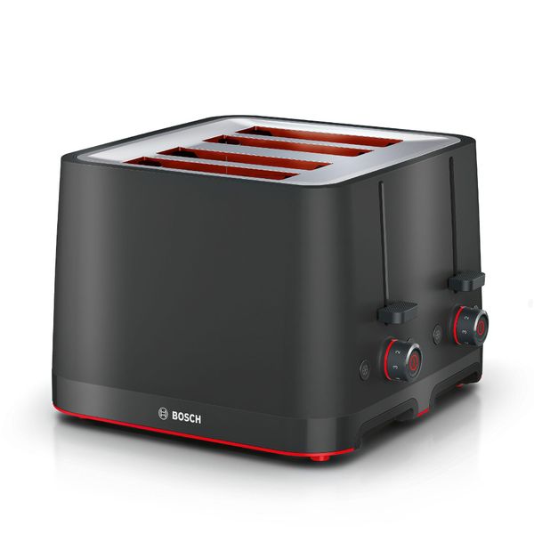 Bosch MyMoment Infuse Stylish 4-Slice Toaster, TAT3M143GB, Matte Black