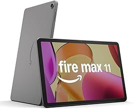 Amazon Fire Max 11 tablet (newest gen), our most powerful tablet yet, vivid 11" display, octa-core processor, 4 GB RAM, 14-hr battery life, 64 GB, Grey, with Ads