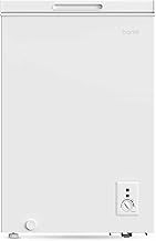 Baridi 99L Freestanding Chest Freezer With Adjustable Thermostat - White - DH116
