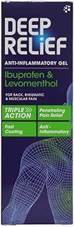 Deep Relief Anti Inflammatory Gel - Triple Action Relief From Back, Rheumatic & Muscular Pain, 50 g (Pack of 1)