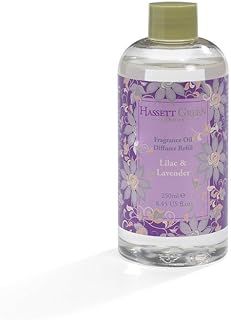 Hassett Green London - Lilac & Lavender - Fragrance Oil Reed Diffuser Refill - Larger Size 250ml Bottle