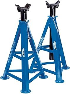 Draper 54722 Expert Axle Stand, 6 Ton Capacity, 870mm Height, Blue, Pack of 2