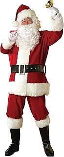 Rubie's 077-23330-$P Regal Plush Santa Suit Adult Sized Costumes, Multi-Colored, 2X