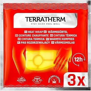 Heat Belt - 12 Hours of Soothing deep Heat, Heat Belt for Lower Back- Adhesive Heat Patches - Warming Belt air-Activated - 3 Pieces